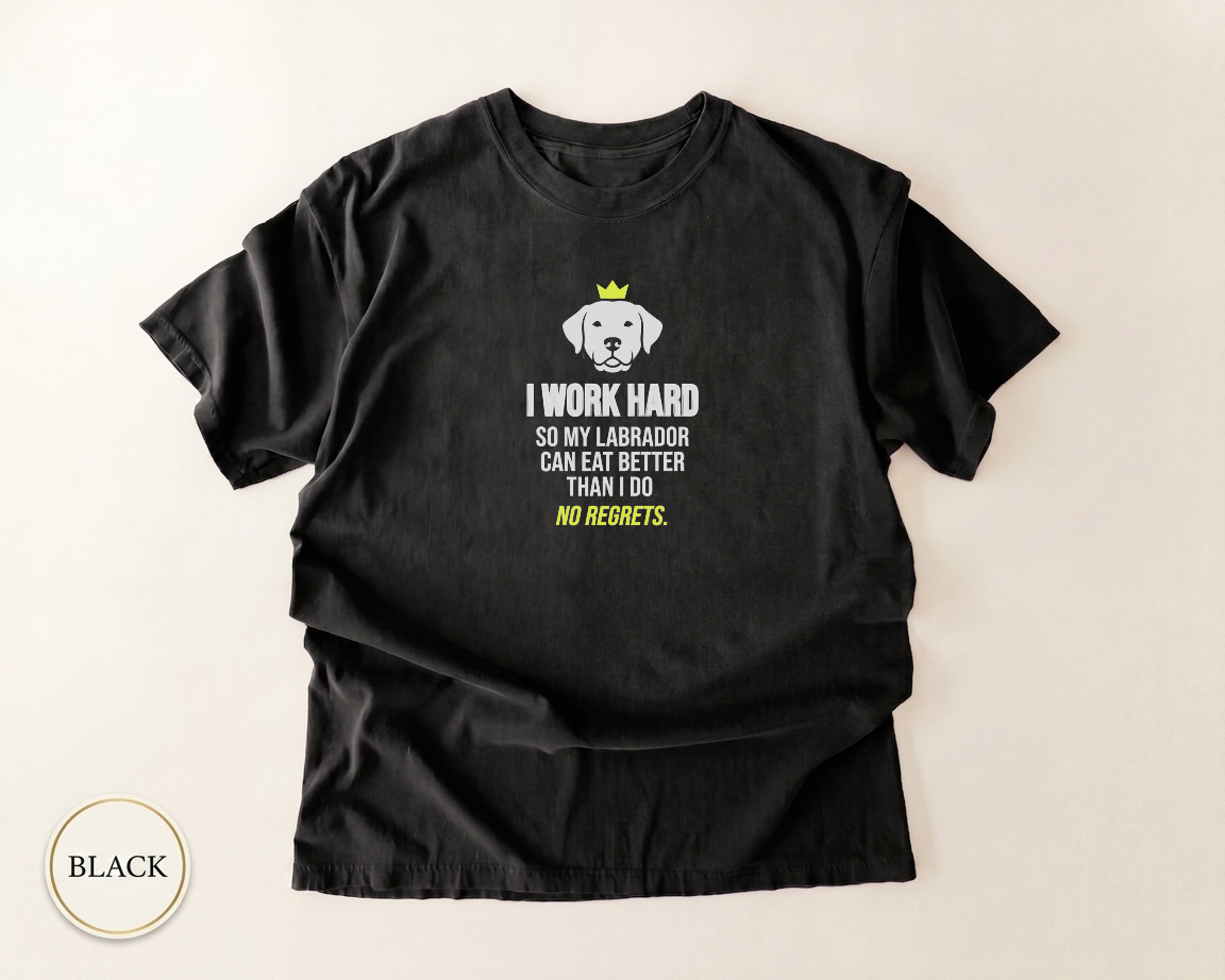 Lab Mom Budget Report Shirt — lifestyle mockup