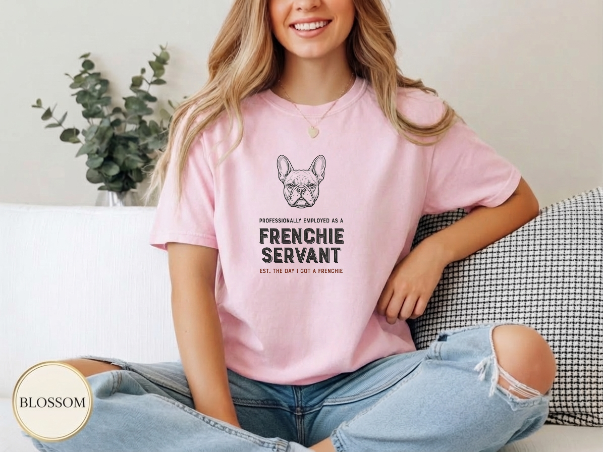 Professional Frenchie Servant Shirt — color variant — soft washed
