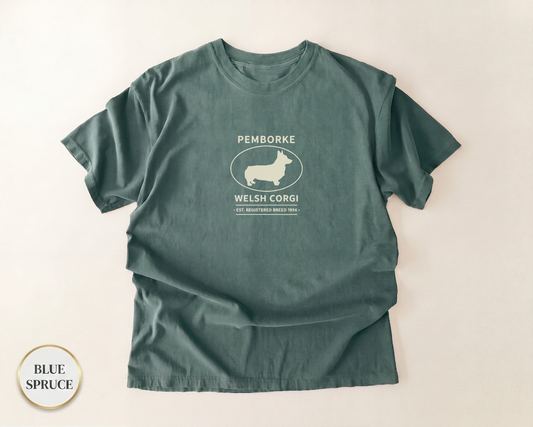 Welsh Corgi Pride Badge Shirt — front view