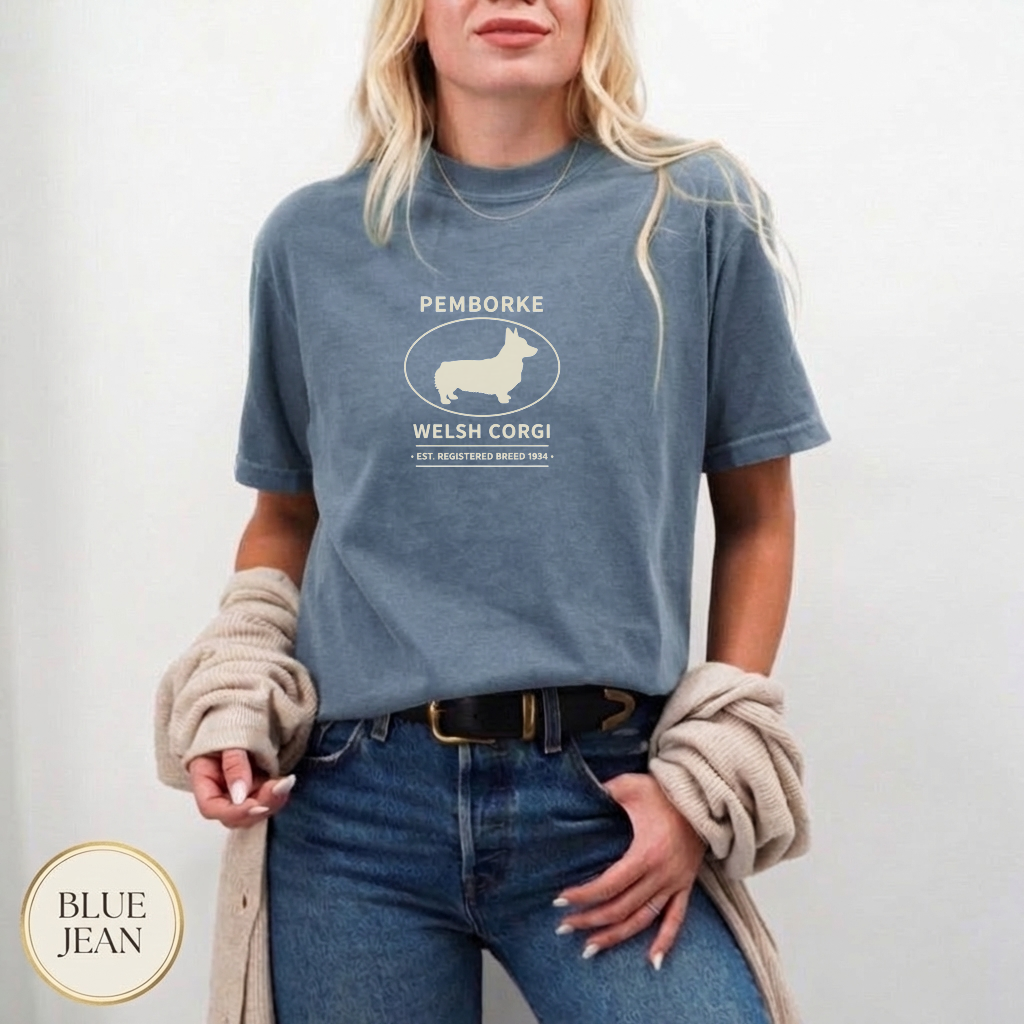 Welsh Corgi Pride Badge Shirt — dog mom gift idea
