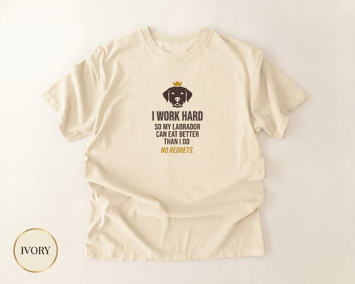 Lab Mom Budget Report Shirt — front view