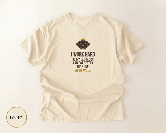 Lab Mom Budget Report Shirt — front view