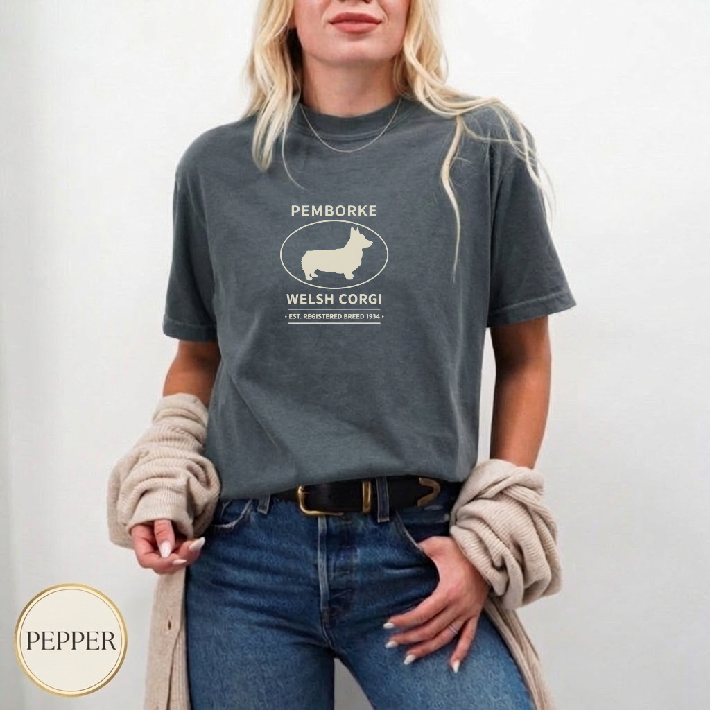 Welsh Corgi Pride Badge Shirt — casual everyday tee